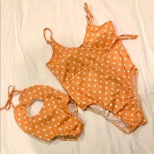 Mommy and me matching swimsuit